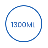1300 ml kertakäyttöinen biohajoava salaattikulho icon